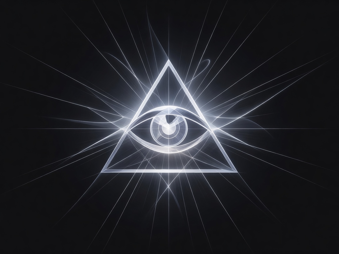 Abstract eye of providence